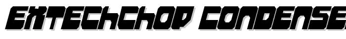 Extechchop Condensed font